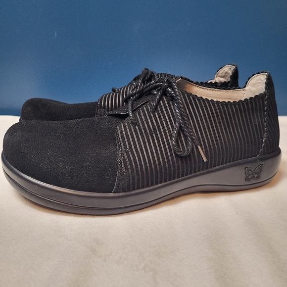 Alegria Pyper Capt Lace Up Shoes Women's Size US 11.5 Corduroy Slip Resistant - Picture 9 of 14
